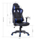 Gaming Chair Racing Office Chair Recliner Swivel with Headrest and Lumbar Pillow Opulent