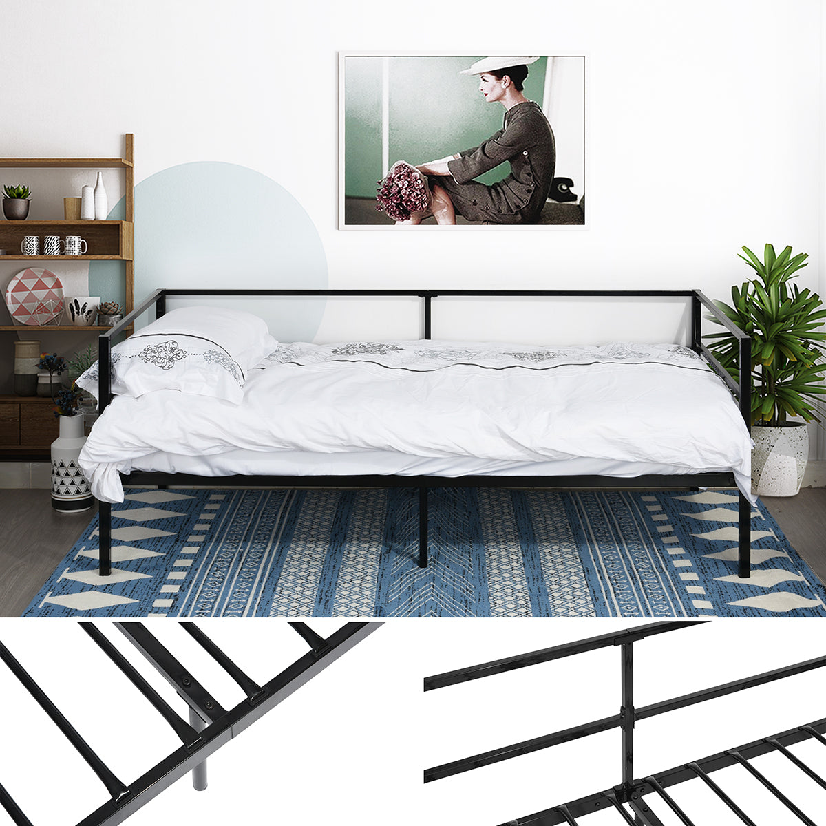 Day Bed Single Bed Metal Bed Frame Paulo