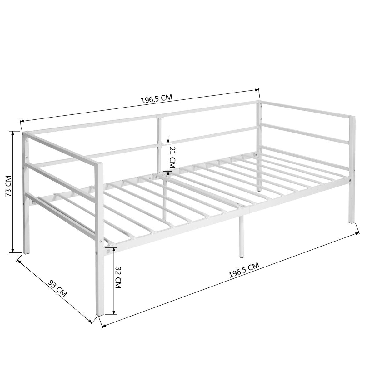 Day Bed Single Bed Metal Bed Frame Paulo
