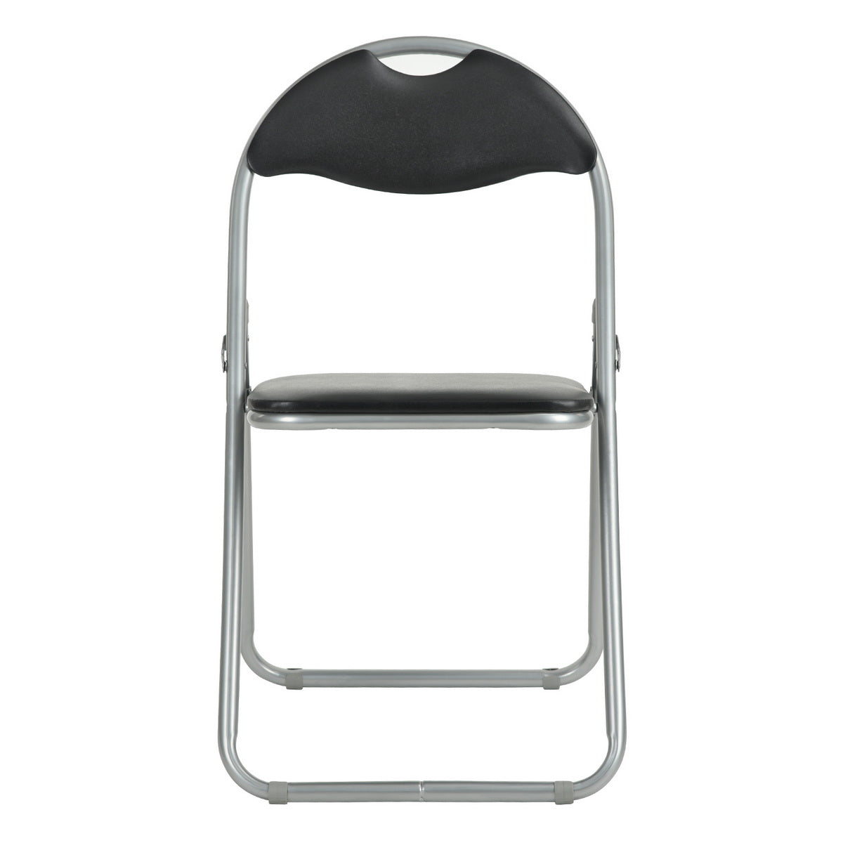 PVC Upholstered Folding Chairs Peacock