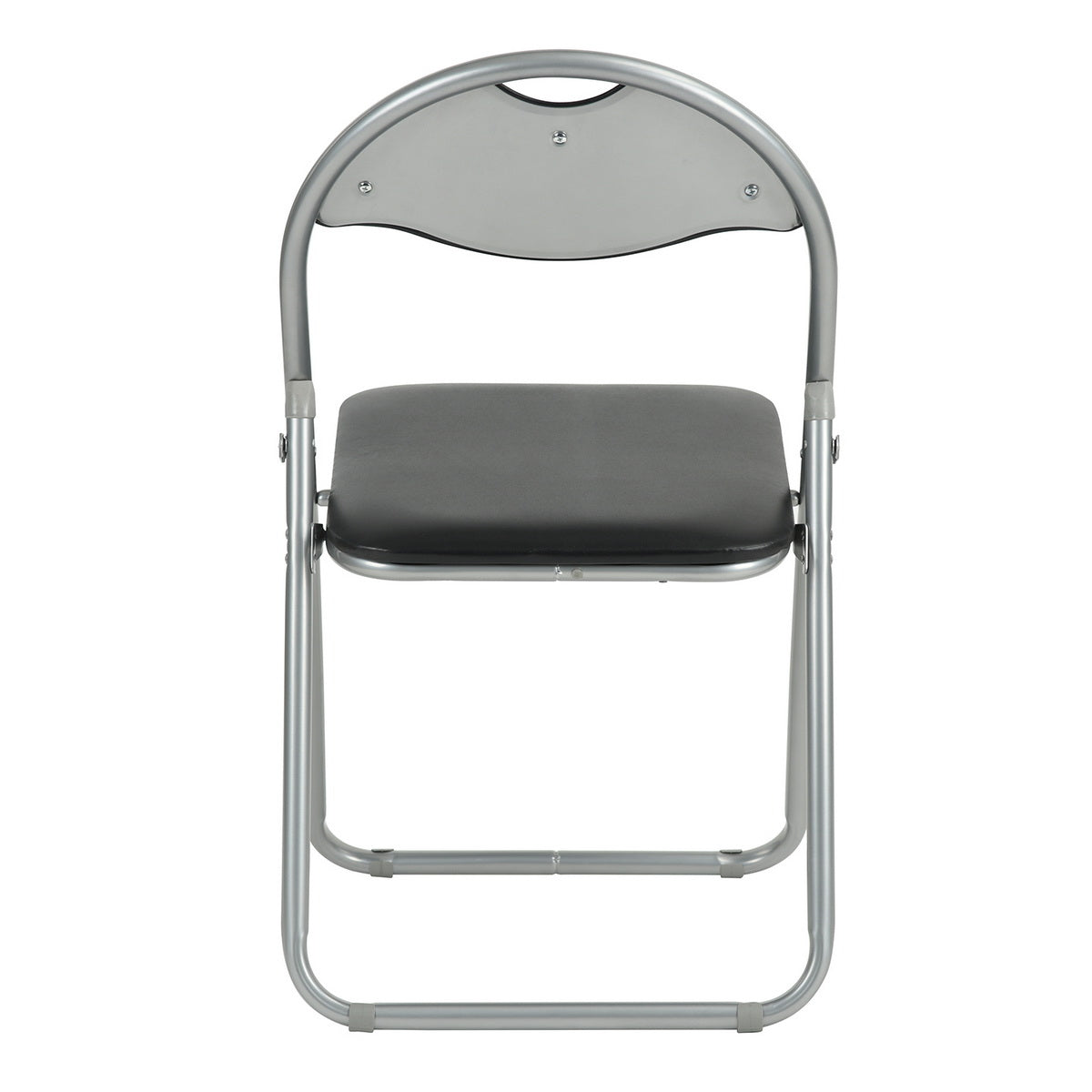 PVC Upholstered Folding Chairs Peacock