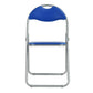PVC Upholstered Folding Chairs Peacock