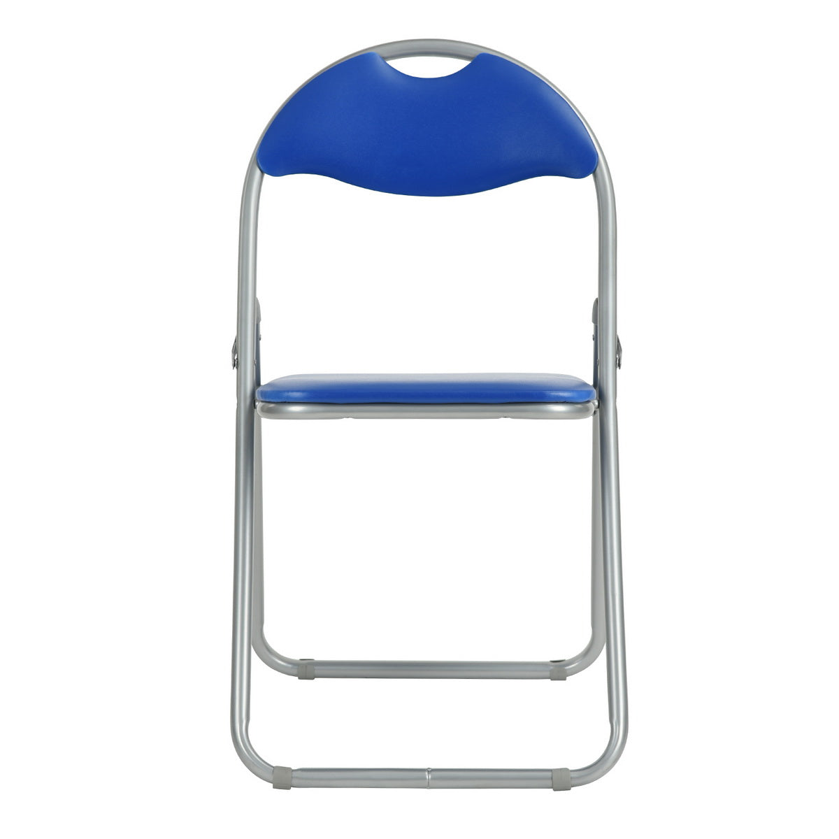 PVC Upholstered Folding Chairs Peacock