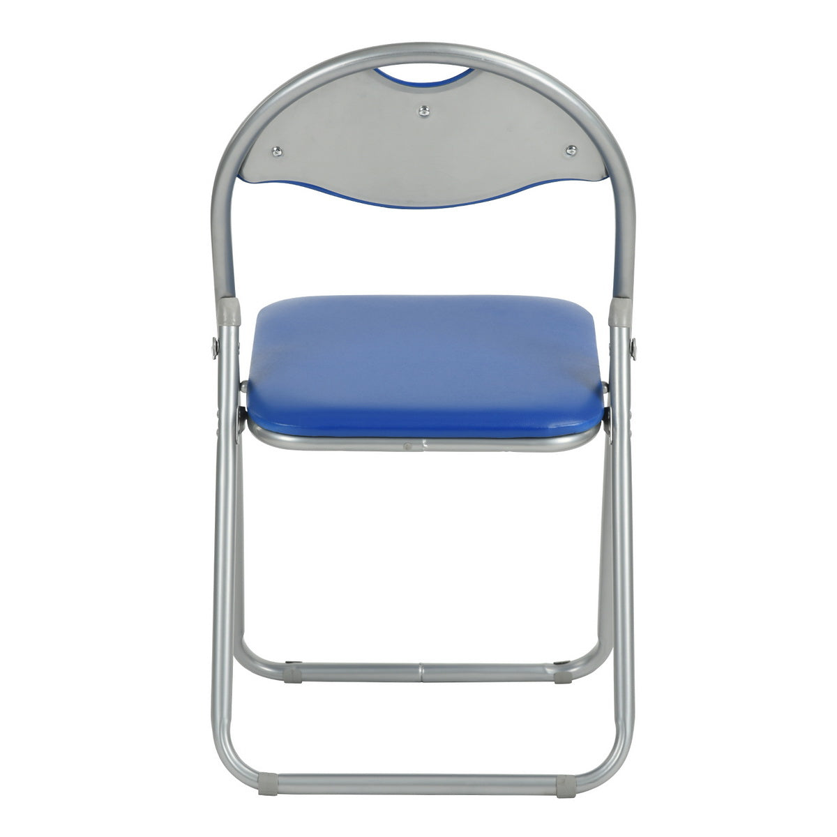 PVC Upholstered Folding Chairs Peacock