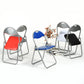 PVC Upholstered Folding Chairs Peacock