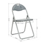 PVC Upholstered Folding Chairs Peacock