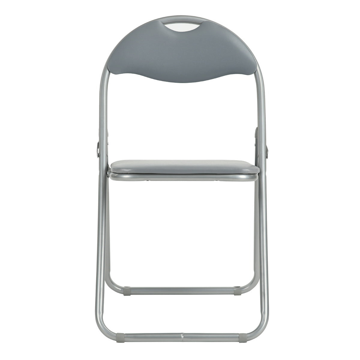 PVC Upholstered Folding Chairs Peacock