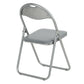PVC Upholstered Folding Chairs Peacock