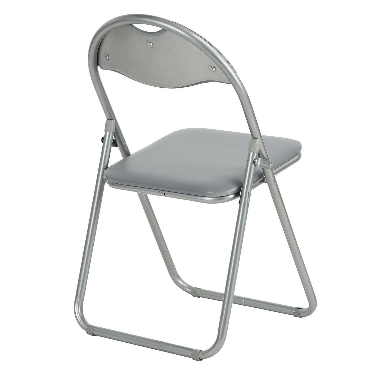 PVC Upholstered Folding Chairs Peacock