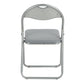 PVC Upholstered Folding Chairs Peacock