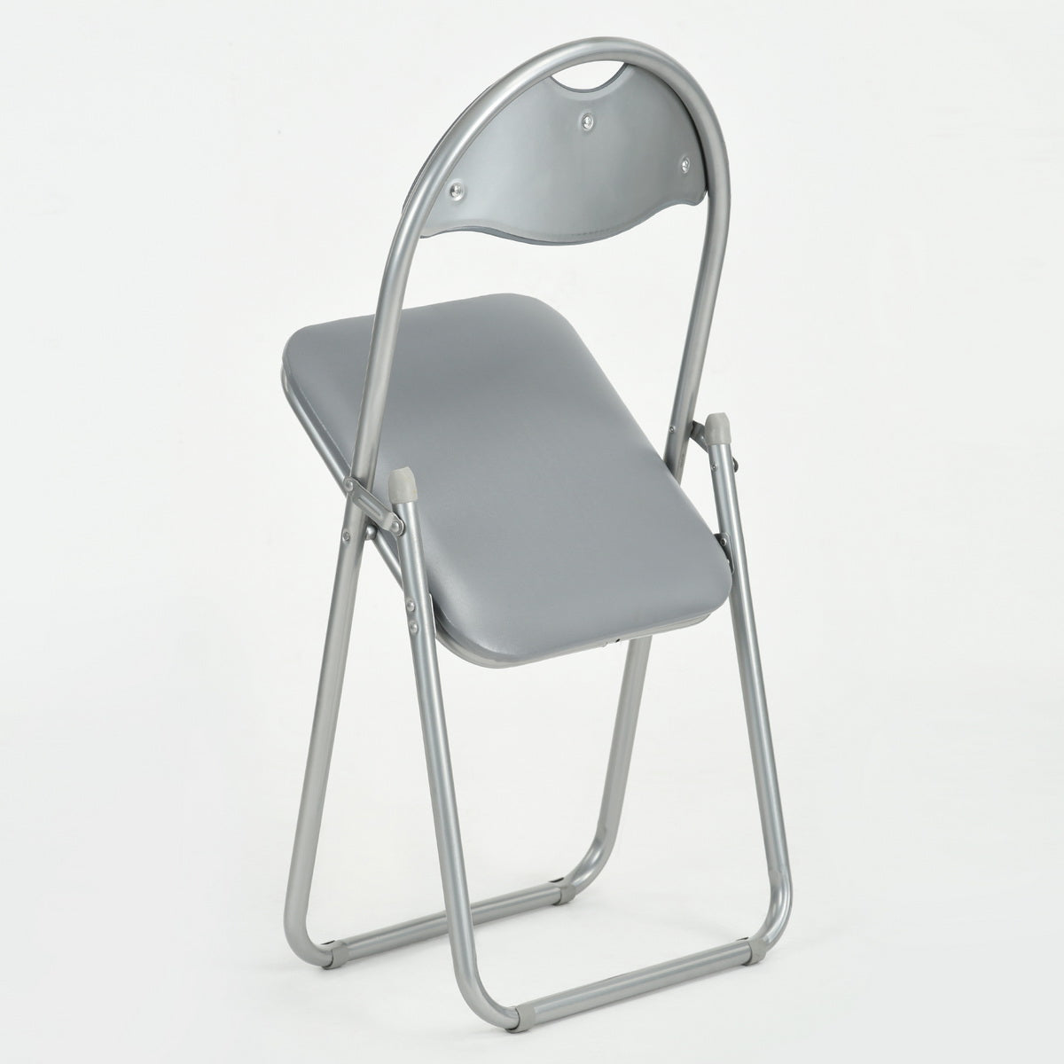 PVC Upholstered Folding Chairs Peacock