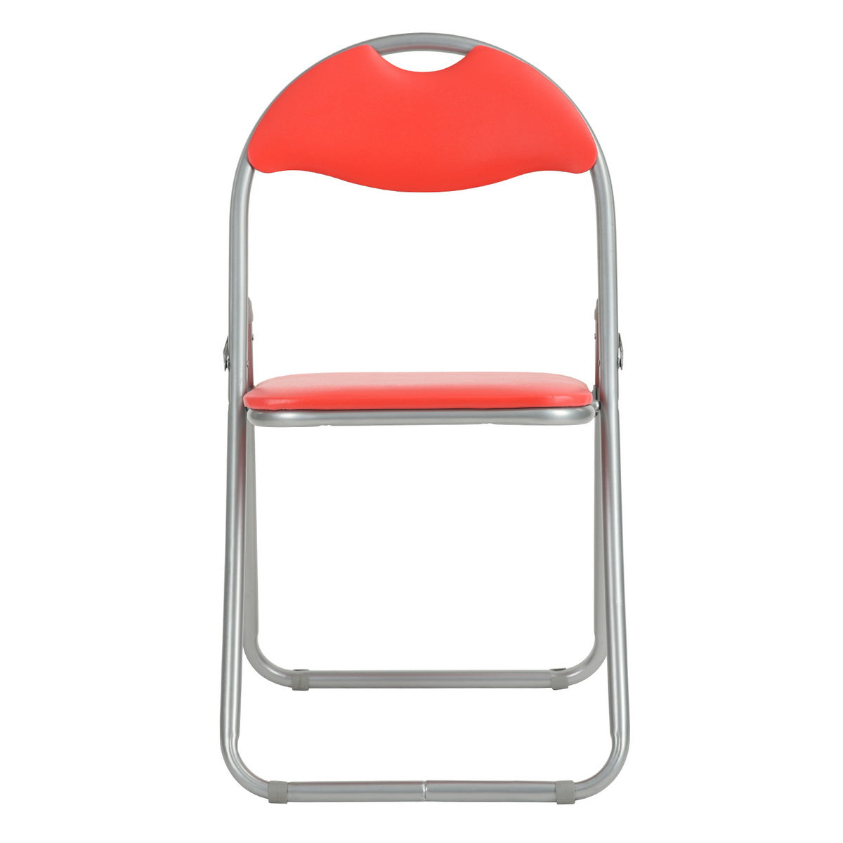 PVC Upholstered Folding Chairs Peacock