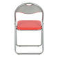 PVC Upholstered Folding Chairs Peacock