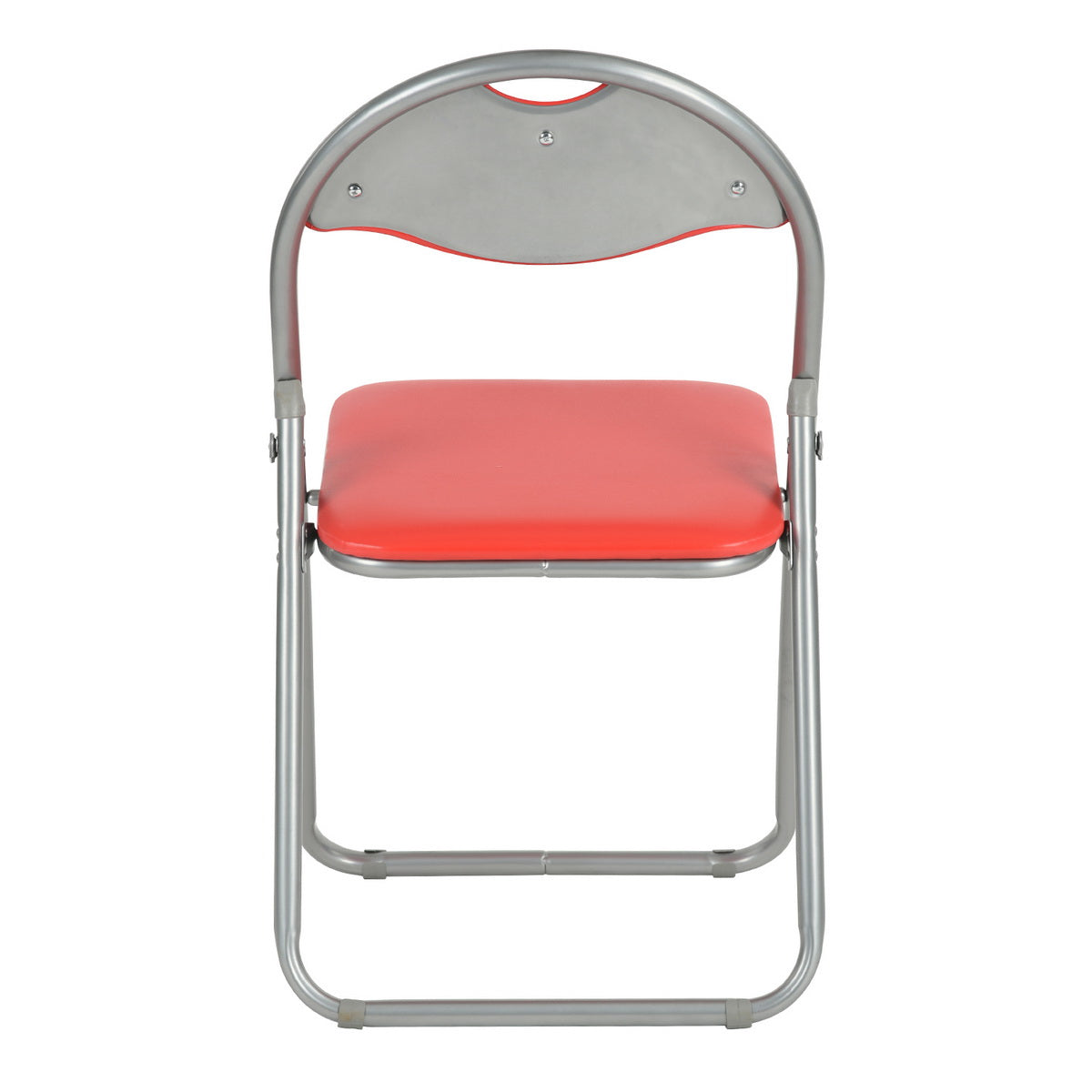 PVC Upholstered Folding Chairs Peacock