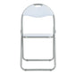 PVC Upholstered Folding Chairs Peacock