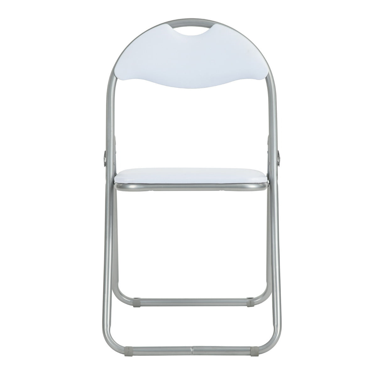 PVC Upholstered Folding Chairs Peacock