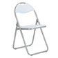 PVC Upholstered Folding Chairs Peacock
