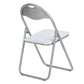 PVC Upholstered Folding Chairs Peacock