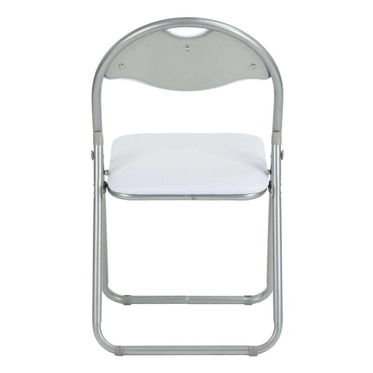 PVC Upholstered Folding Chairs Peacock