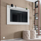 Panel Safira 1,35M (Two Assemble Options) TV Stand Wall-Mounted Entertainment Center White