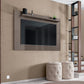 Panel Esmeralda 1,58M (Two Assemble Options) Pearl Grey