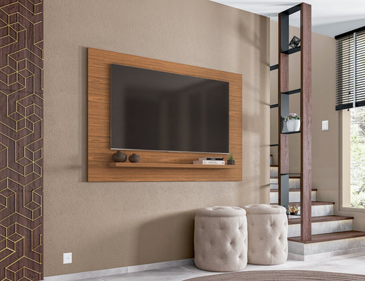 Panel Safira 1,35M (Two Assemble Options) TV Stand Wall-Mounted Entertainment Center Noce