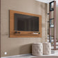 Panel Esmeralda 1,58M (Two Assemble Options) TV Stand Wall-Mounted Entertainment Center Noce