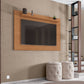 Panel Esmeralda 1,58M (Two Assemble Options) TV Stand Wall-Mounted Entertainment Center Noce