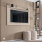 Panel Esmeralda 1,58M (Two Assemble Options) TV Stand Wall-Mounted Entertainment Center Off White