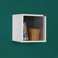 Decorative Wall Shelf Diamond White RAF
