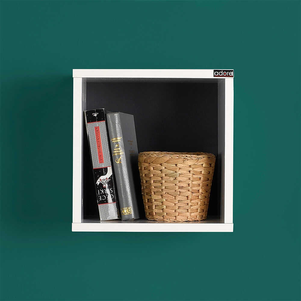 Decorative Wall Shelf Diamond White RAF