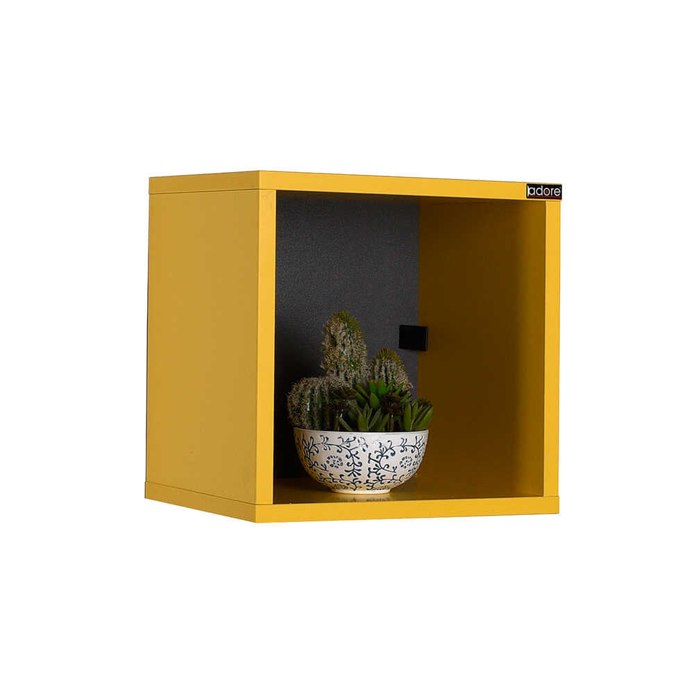 Decorative Wall Shelf Yellow RAF