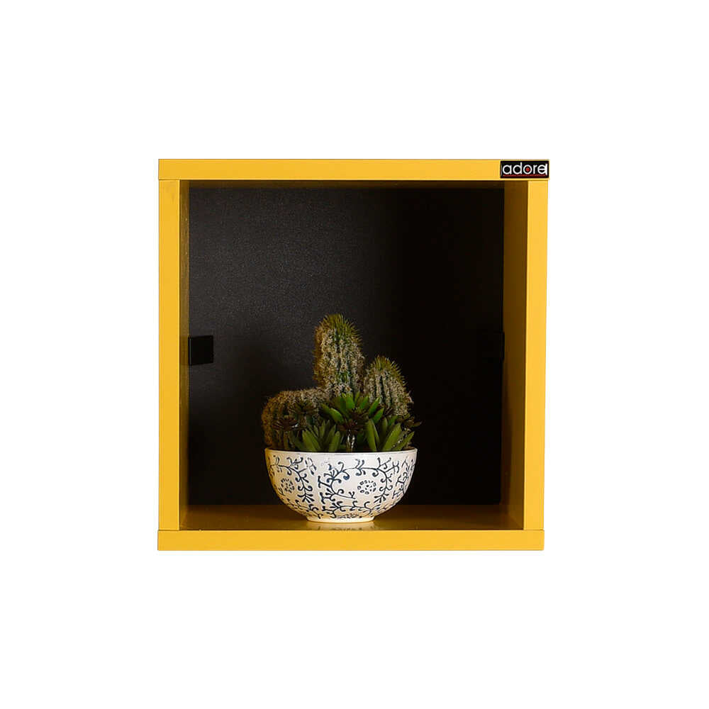 Decorative Wall Shelf Yellow RAF