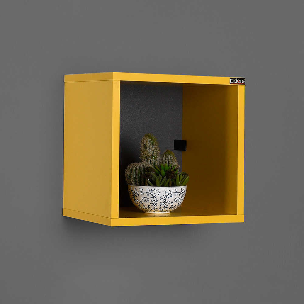 Decorative Wall Shelf Yellow RAF