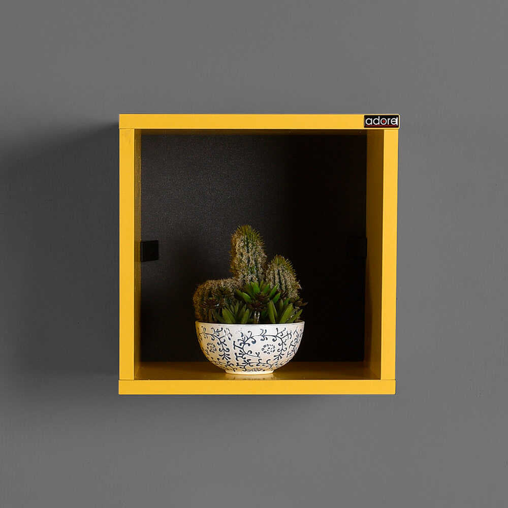 Decorative Wall Shelf Yellow RAF