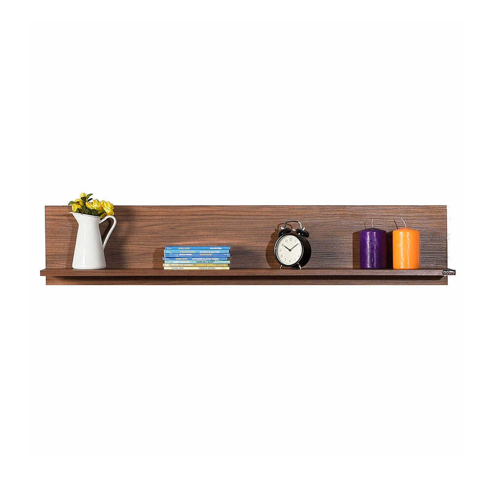 Flat Wall Shelf Walnut RAF