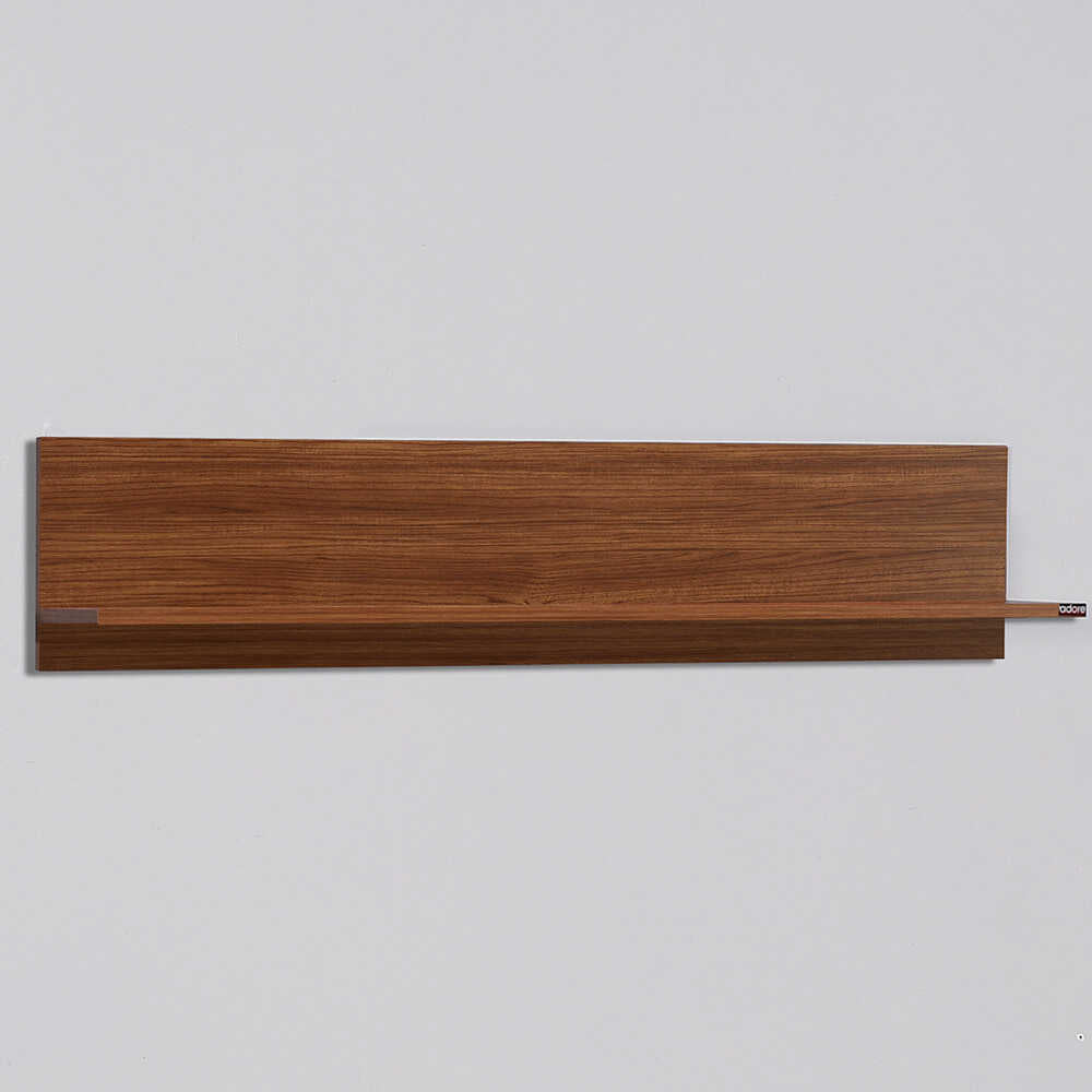 Flat Wall Shelf Walnut RAF