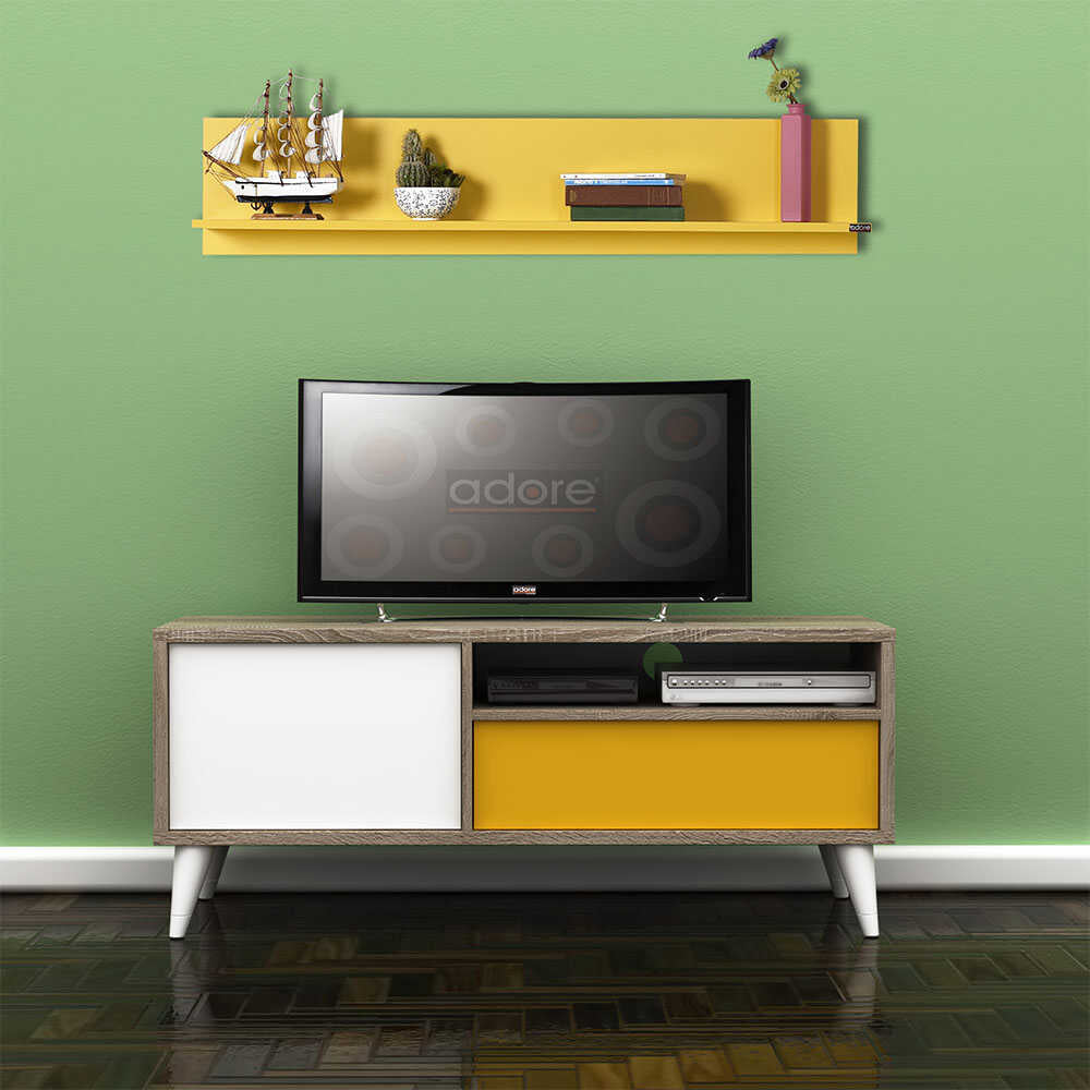 Flat Wall Shelf Yellow RAF