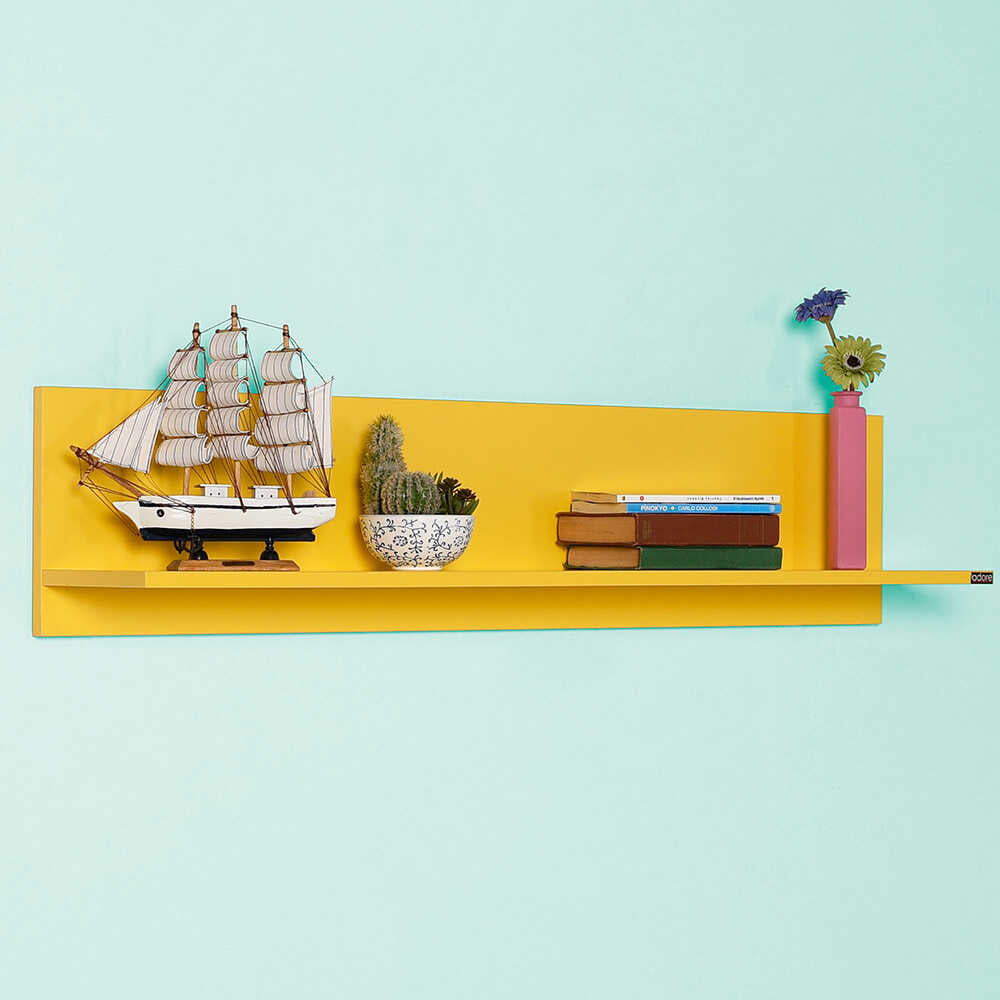 Flat Wall Shelf Yellow RAF