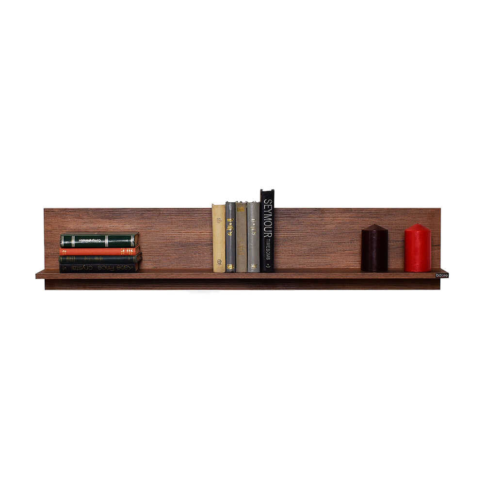 Flat Wall Shelf Oslo Walnut RAF