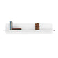 Flat Wall Shelf High Gloss White RAF