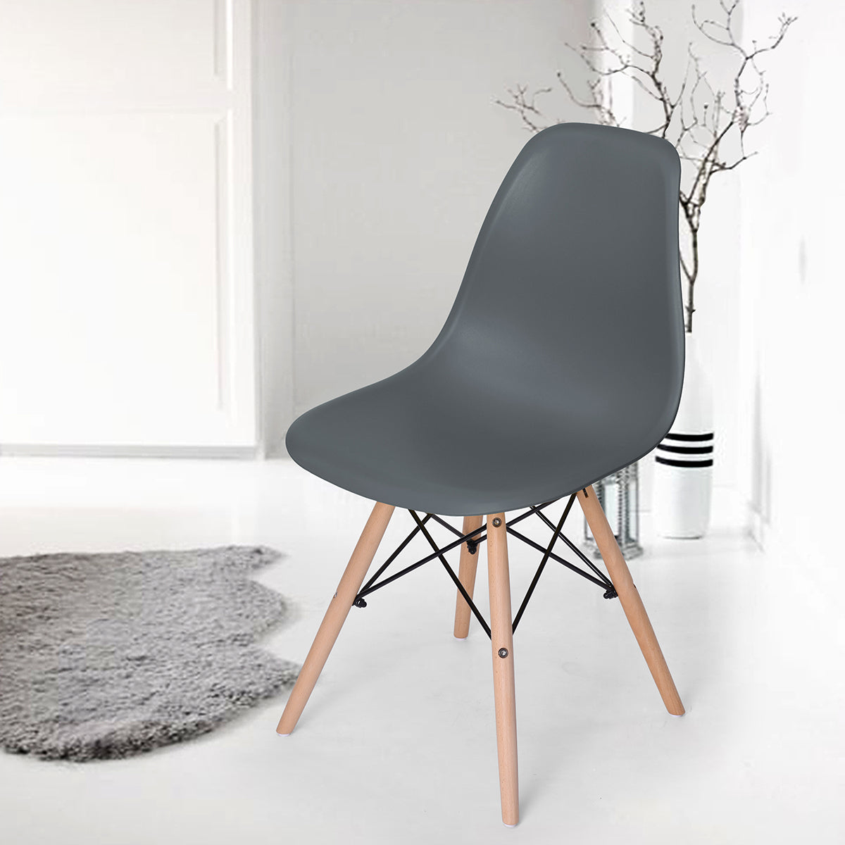 Dining Chairs Design Plastic Seat Metal Legs Rico