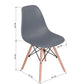 Dining Chairs Design Plastic Seat Metal Legs Rico