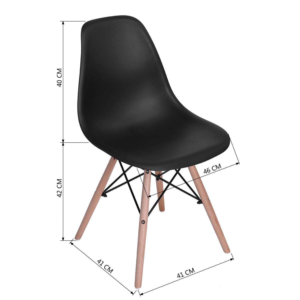 Dining Chairs Design Plastic Seat Metal Legs Rico