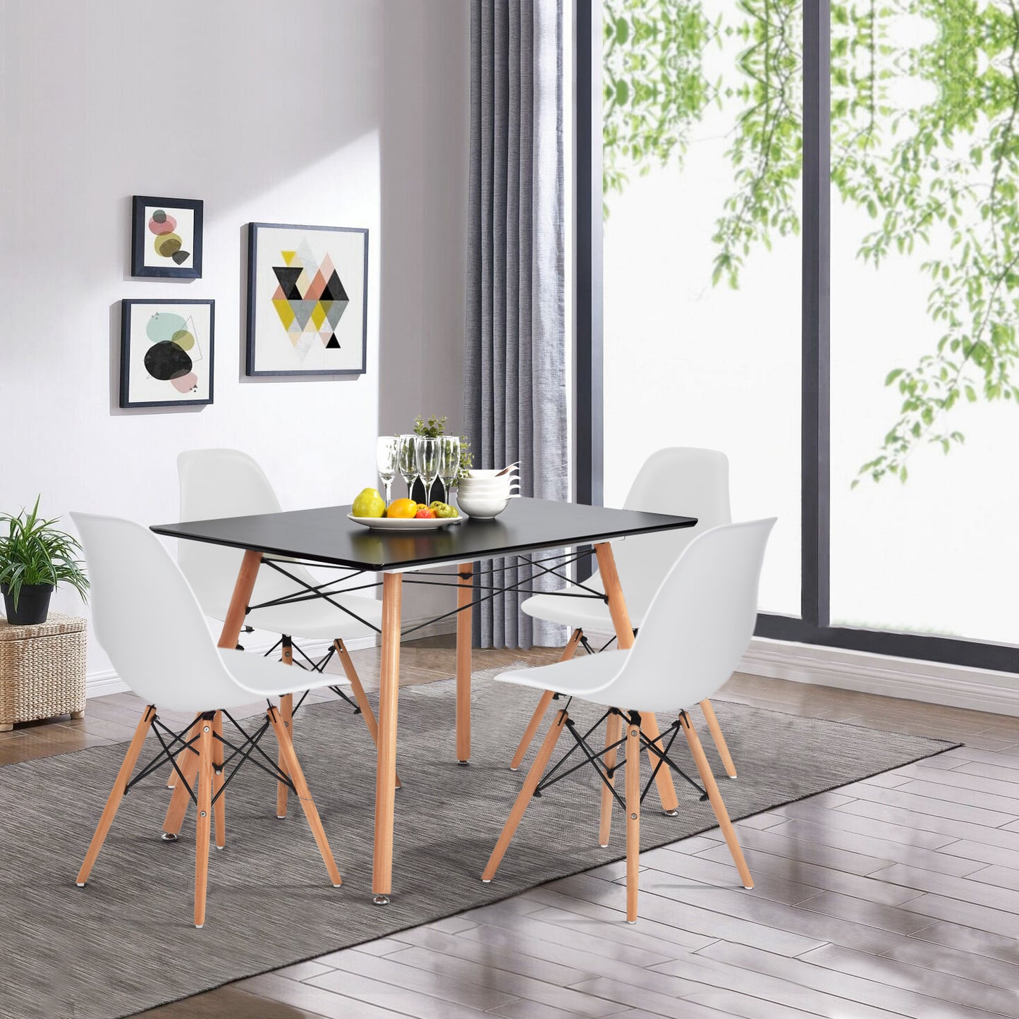 Dining Chairs Design Plastic Seat Metal Legs Rico