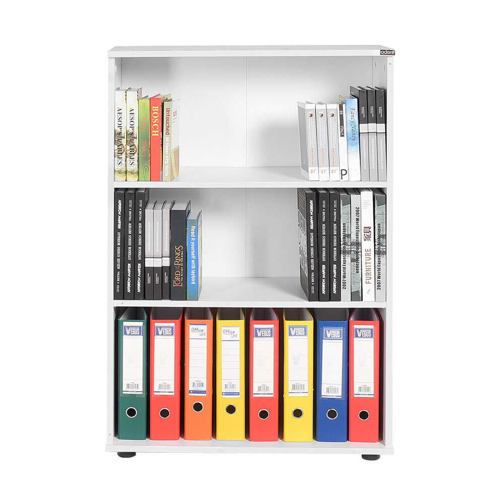 Rio Office Set File Cabinet W/ Three Sections Diamond White RKT