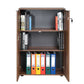 Rio Office Set File Cabinet W/ Two Lockable Drawer Oslo Walnut RKT
