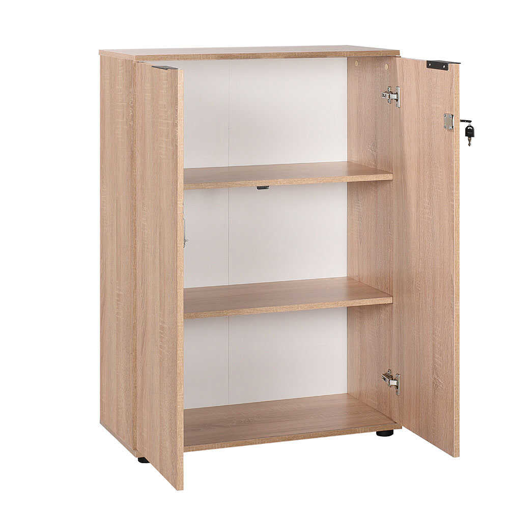 Rio Office Set File Cabinet W/ Two Lockable Drawer Sonoma RKT