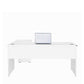 Rio Office Set L Shape Desk Diamond White RMS
