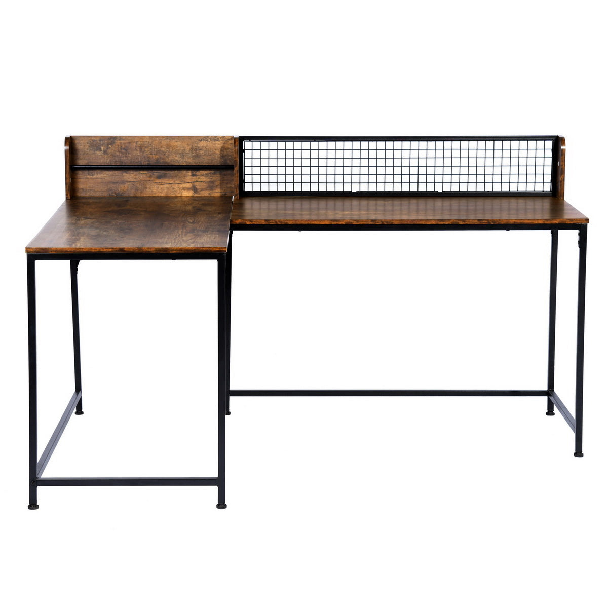 L-Shaped Computer Office Desk Space for Storage Roger